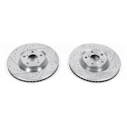 PowerStop Power Stop 09-10 Lexus GS350 Front Evolution Drilled & Slotted Rotors - Pair