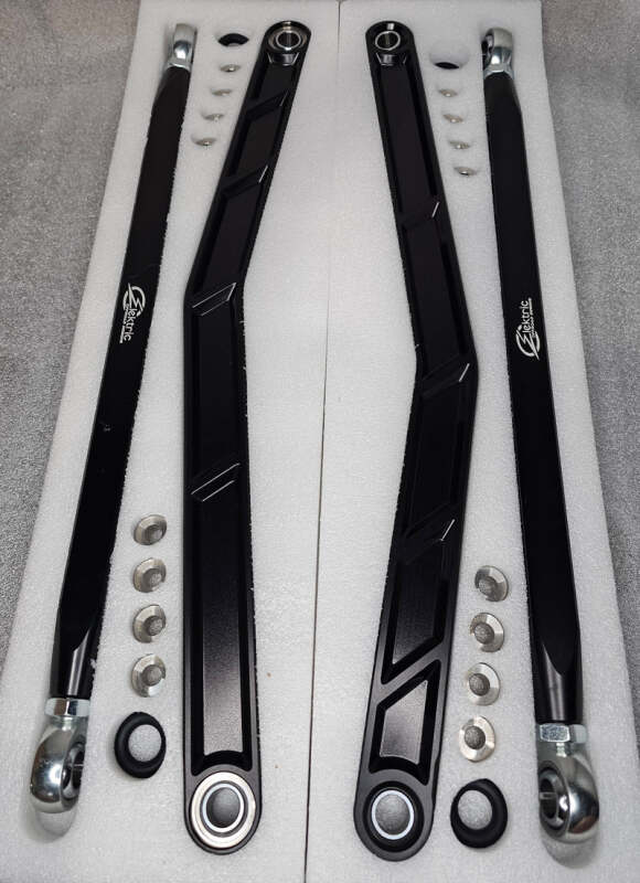 Elektric Off Road Elektric Offroad 2020+ Polaris Rzr Pro Xp Volt Billet Radius Rods Anodized Blk