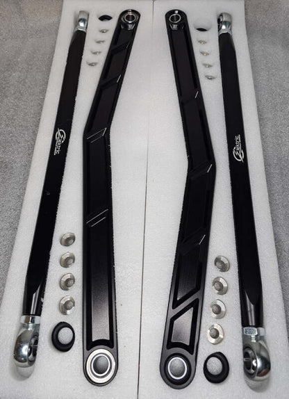 Elektric Off Road Elektric Offroad 2020+ Polaris Rzr Pro Xp Volt Billet Radius Rods Anodized Blk