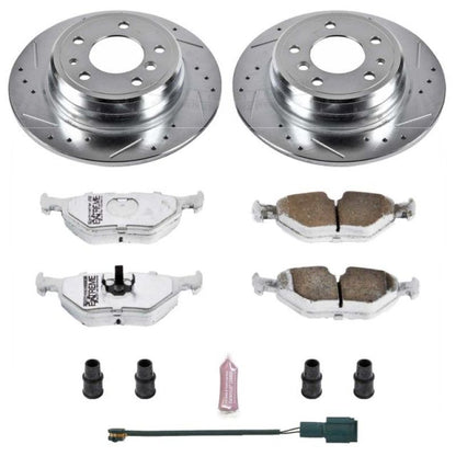 PowerStop Power Stop 90-95 BMW 525i Rear Z26 Street Warrior Brake Kit