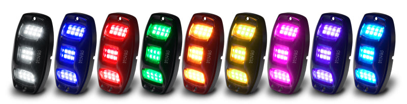 ORACLE Lighting Oracle Underbody RGB+W Wheel Well Rock Light Kit - 4 PCS - ColorSHIFT