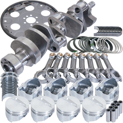 Eagle Chevy LT1350 1Pc 3.750in Crank 5.700in I-Beam Rods 4.030in Pistons 153 Tooth FP Bal Assembly