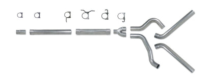 Diamond Eye Performance Diamond Eye KIT 4in Catback DUAL SS: 94-97 FORD 7.3L F250/F350 PWRSTROKE