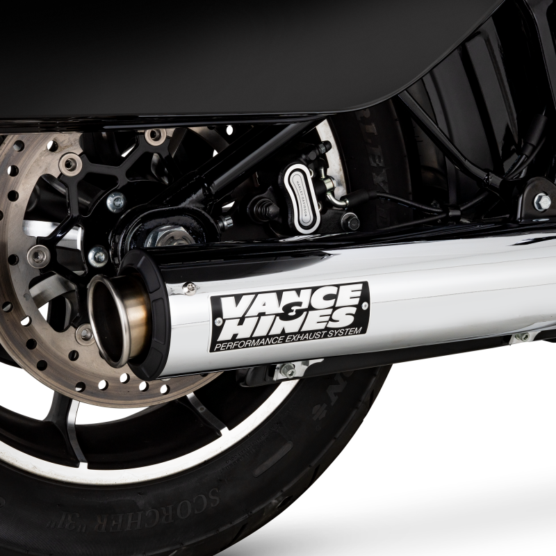 Vance and Hines Vance & Hines 2025 Narrow Tire Softail Supersport Slip-On - Chrome