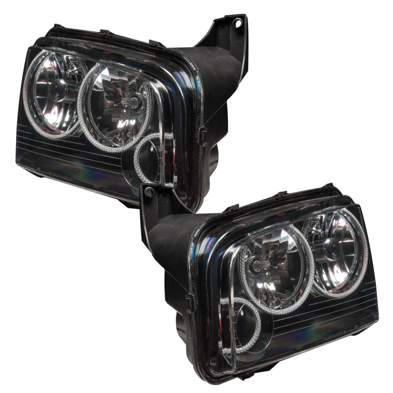 ORACLE Lighting Oracle 05-10 Dodge Charger SMD HL (Non-HID) - Triple Halo - ColorSHIFT w/o Controller
