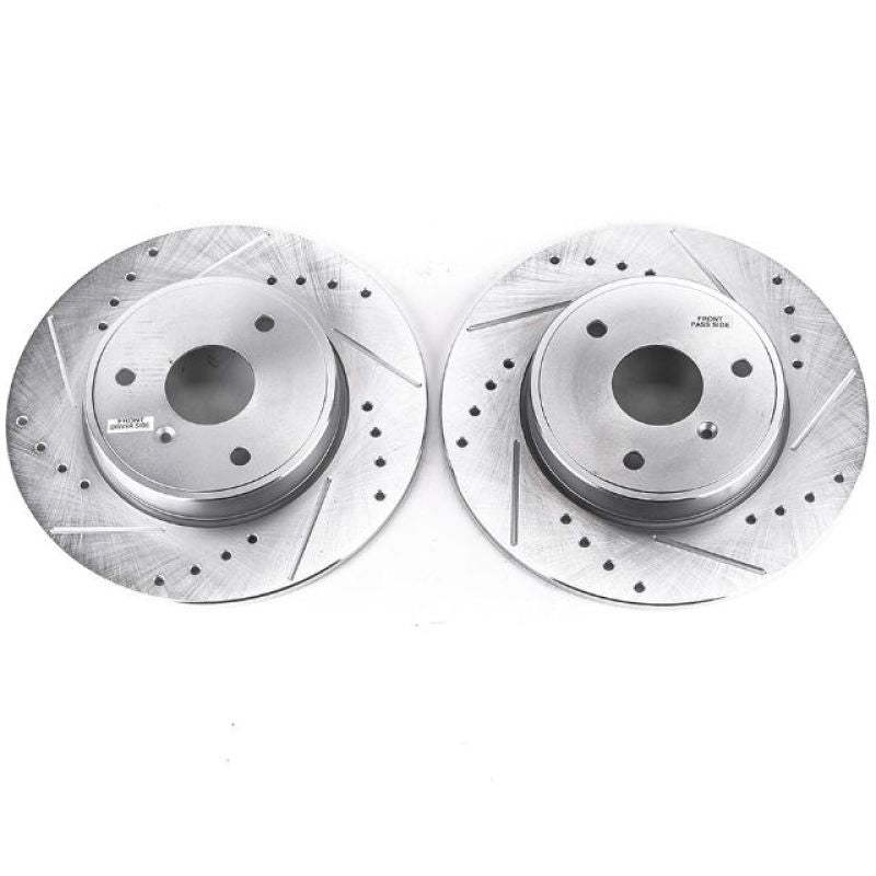 PowerStop Power Stop 08-16 Smart Fortwo Front Evolution Drilled & Slotted Rotors - Pair