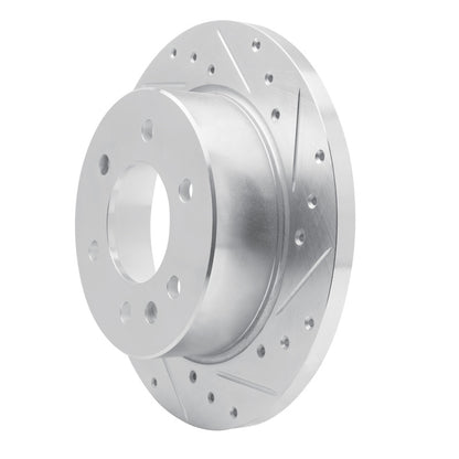 R1 Concepts R1 06-18 Dodge Sprinter 3500 Rear Right Drilled & Slotted Silver Brake Rotor