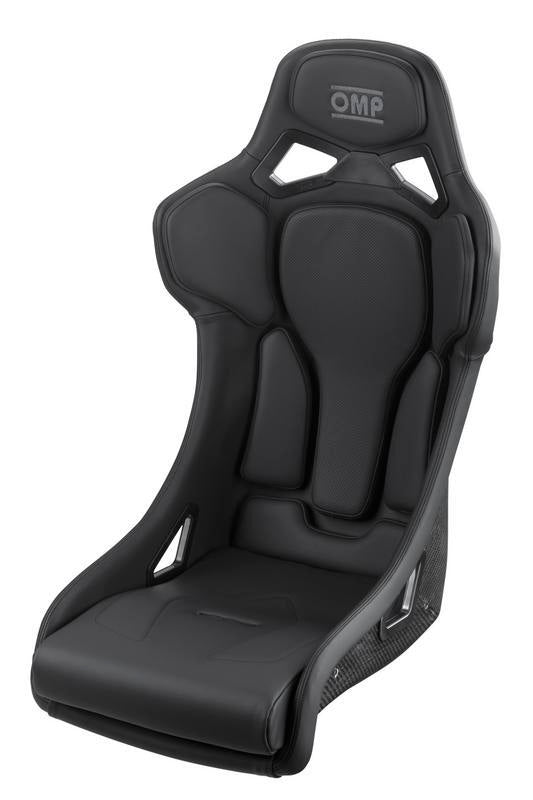 OMP RT Carbon Seat - Leather Black