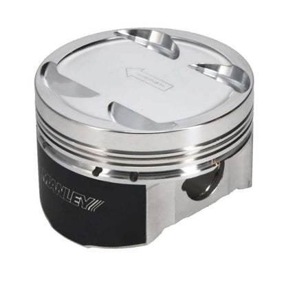 Manley Performance Manley 03-06 Evo VII/IX 4G63T 85.5mm +.5mm Oversize Bore 10.0/10.5:1 Dish Piston Set with Rings