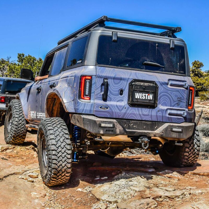Westin 21-23 Ford Bronco (Excl. Bronco Sport) Pro-Series Rear Bumper - Textured Black