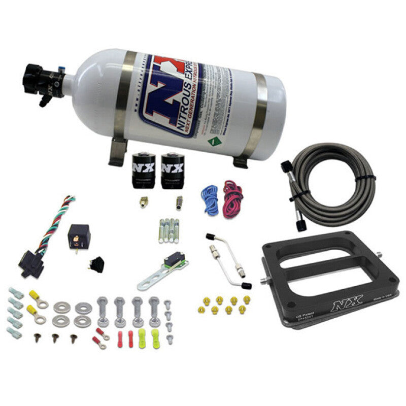Nitrous Express Dom/Alcohol Nitrous Kit (100-500HP) w/10lb Bottle