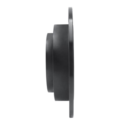R1 Concepts R1 92-97 Subaru SVX Rear Left Drilled & Slotted Black Brake Rotor