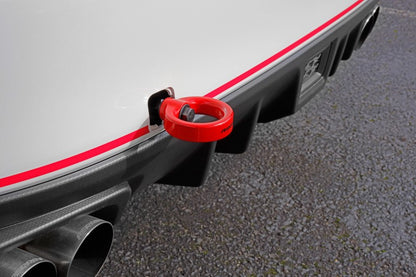 Perrin Performance PERRIN 15-21 Subaru WRX/STI / 24-26 Crosstrek / 25-26 Forester Tow Hook Kit (Rear) -  Red