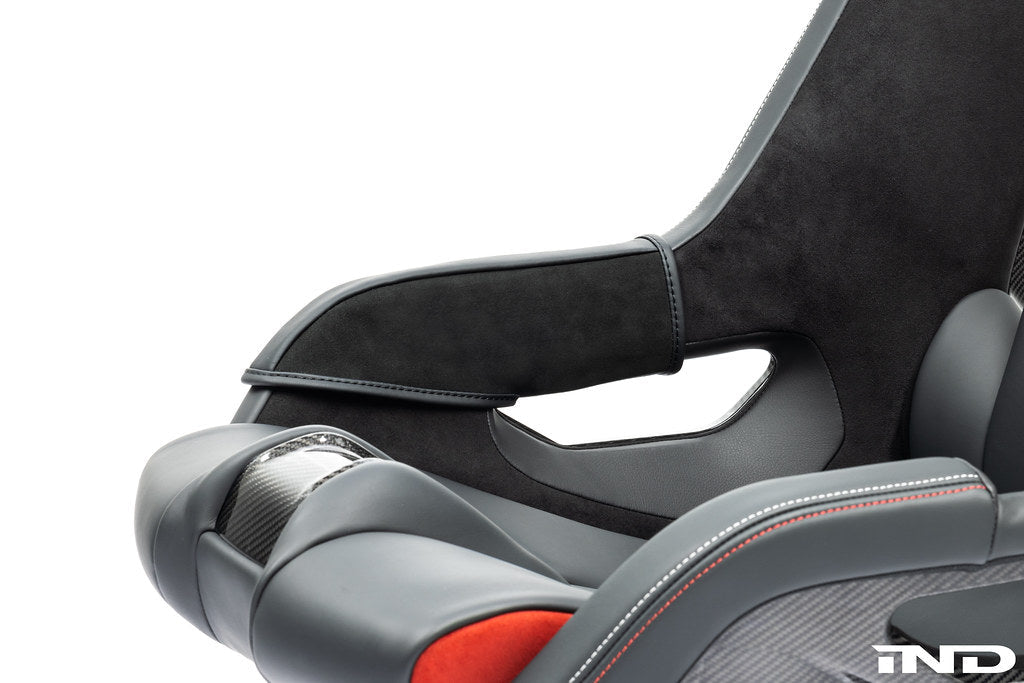 IND G82 M4 CSL Carbon Full Bucket Seat Bolster Protector Set