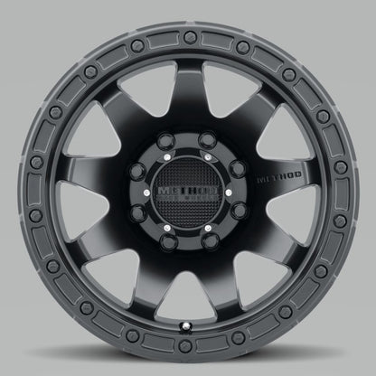 Method Wheels Method MR317 18x9 +18mm Offset 8x6.5 130.81mm CB Matte Black Wheel