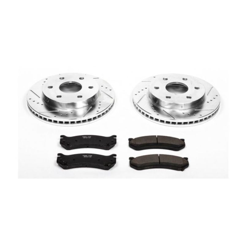 PowerStop Power Stop 02-06 Cadillac Escalade Front Z23 Evolution Sport Brake Kit