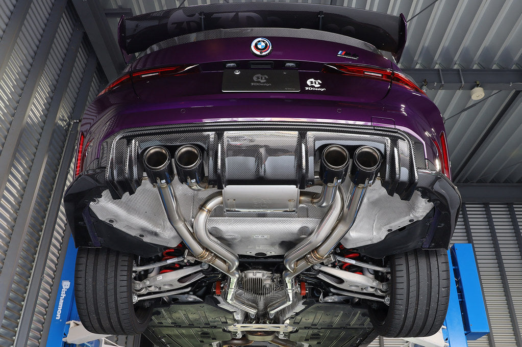 3D Design G8X M3 / M4 Valved Rear Exhaust