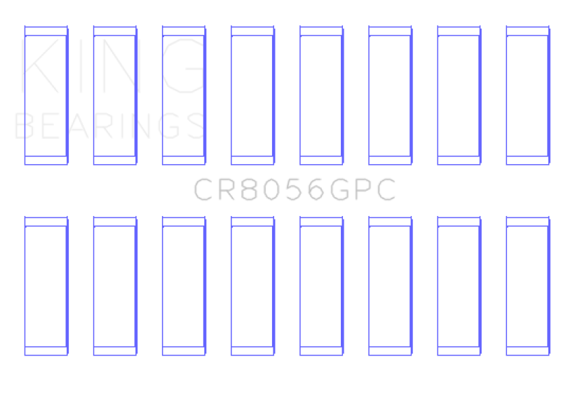 King Engine Bearings Ford 6.7 Power Stroke V8 Diesel (Size 0.26) Connecting Rod Bearing Set
