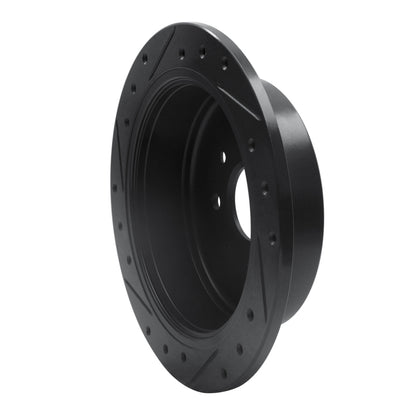 R1 Concepts R1 99-03 Renault SCENIC (Mexico) Rear Right Drilled & Slotted Black Brake Rotor
