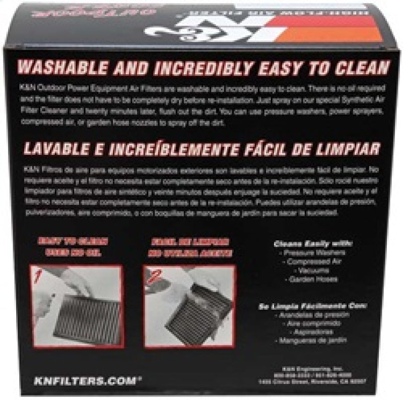 K&N Engineering K&N Replacement Industrial Air Filter 1.875in ID x 3.5in OD x 7.125in H Kubota/John Deere/Bobcat