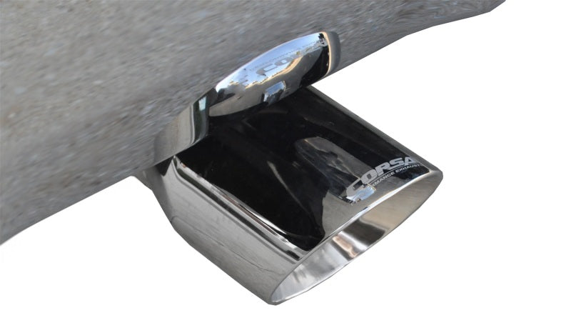 CORSA Performance Corsa 14-19 GMC Sierra/Chevy Silv 1500 Crew Cab/Std. Bed 5.3L V8 Polished Sport Dual Rear CB Exhaust