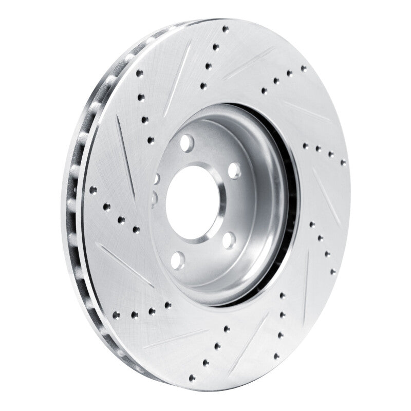 R1 Concepts R1 19-25 Mercedes-Benz A220 Front Right Drilled & Slotted Silver Brake Rotor
