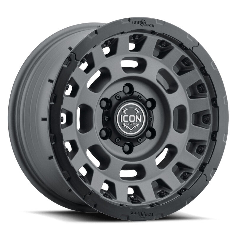 ICON Hammer Pro 17x8.5 / 6x5.5 / 0mm / 4.75in BS - Charcoal