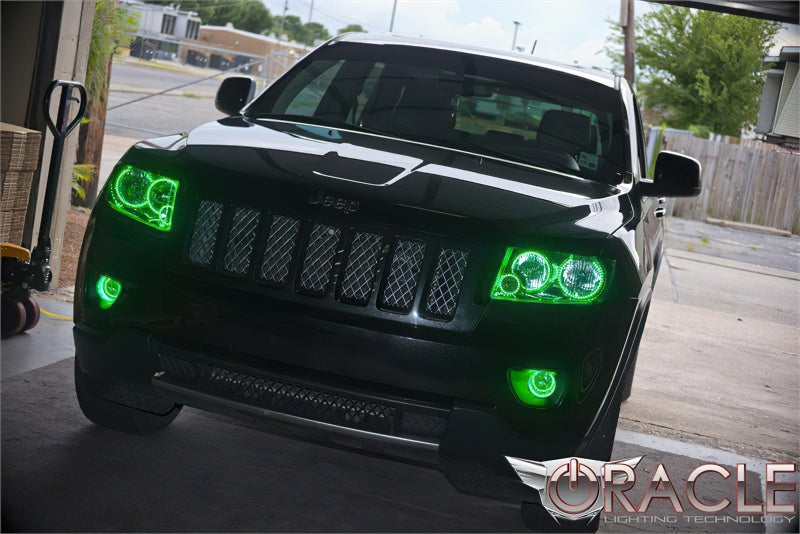 ORACLE Lighting Oracle Jeep Grand Cherokee 11-13 LED Halo Kit - Blue