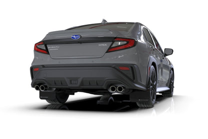 Rally Armor 22-26 Subaru WRX Black UR Mud Flap - Metallic Black Logo