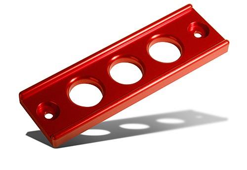 BLOX Racing Billet Battery Tiedown - Flat Black