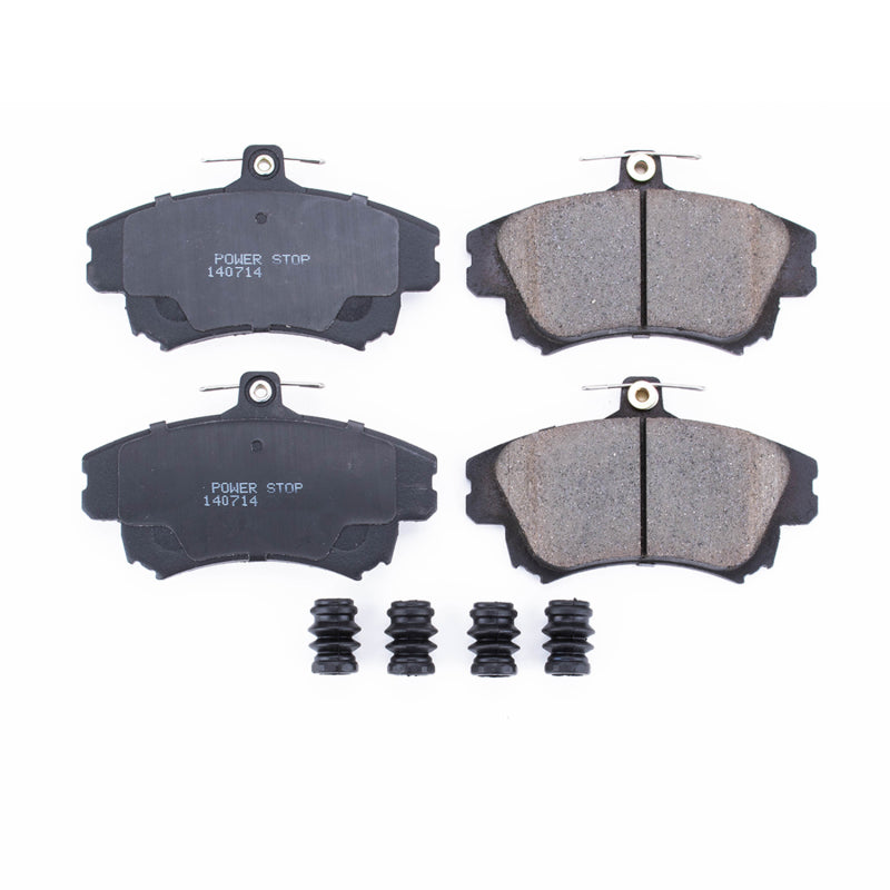 PowerStop Power Stop 00-04 Volvo S40 Front Z17 Evolution Ceramic Brake Pads w/Hardware
