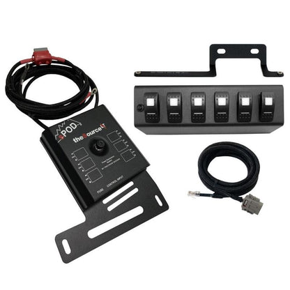 sPOD 09-18 Jeep Wrangler JK SourceLT w/Blue LED Switch Panel