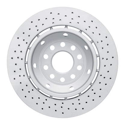 DFC 03-04 Audi RS6 Right Rear Drilled Hi-Carbon Alloy Geomet Coated Rotor