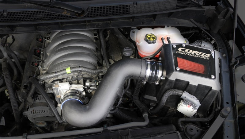 CORSA Performance Corsa 2019-2025 Chevrolet Silverado / GMC Sierra 5.3L V8 Cold Air Intake with DryTech Air Filter