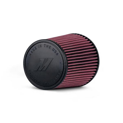 Mishimoto Universal fit, Performance Air Filter, 2.75In Inlet, 6In filter length Red