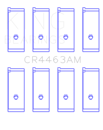 King Engine Bearings Honda Civic 1438Cc (Size +1.0mm) Connecting Rod Bearing Set