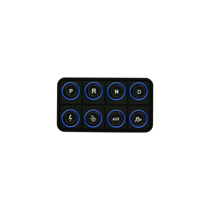 AEM EV 8 Button Keypad CAN Based Programmable Backlighting