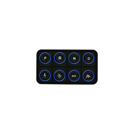AEM EV 8 Button Keypad CAN Based Programmable Backlighting