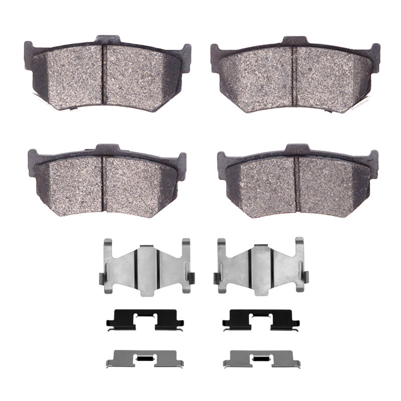 R1 Concepts R1 1984-1994 Honda Prelude Rear R1 Semi Met Pads & Hardware Kit