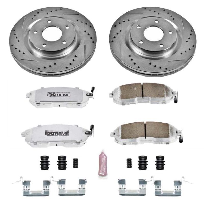 PowerStop Power Stop 11-17 Nissan Juke Front Z26 Street Warrior Brake Kit