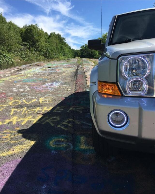 ORACLE Lighting Oracle Jeep Commander 06-10 Halo Kit - ColorSHIFT
