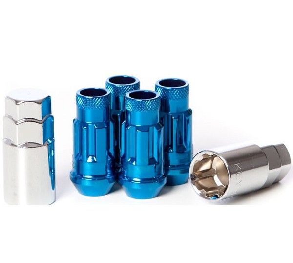 MUTEKI 32901U LUG NUTS KIT SR48 LOCK SET 12X1.25 48MM BLUE