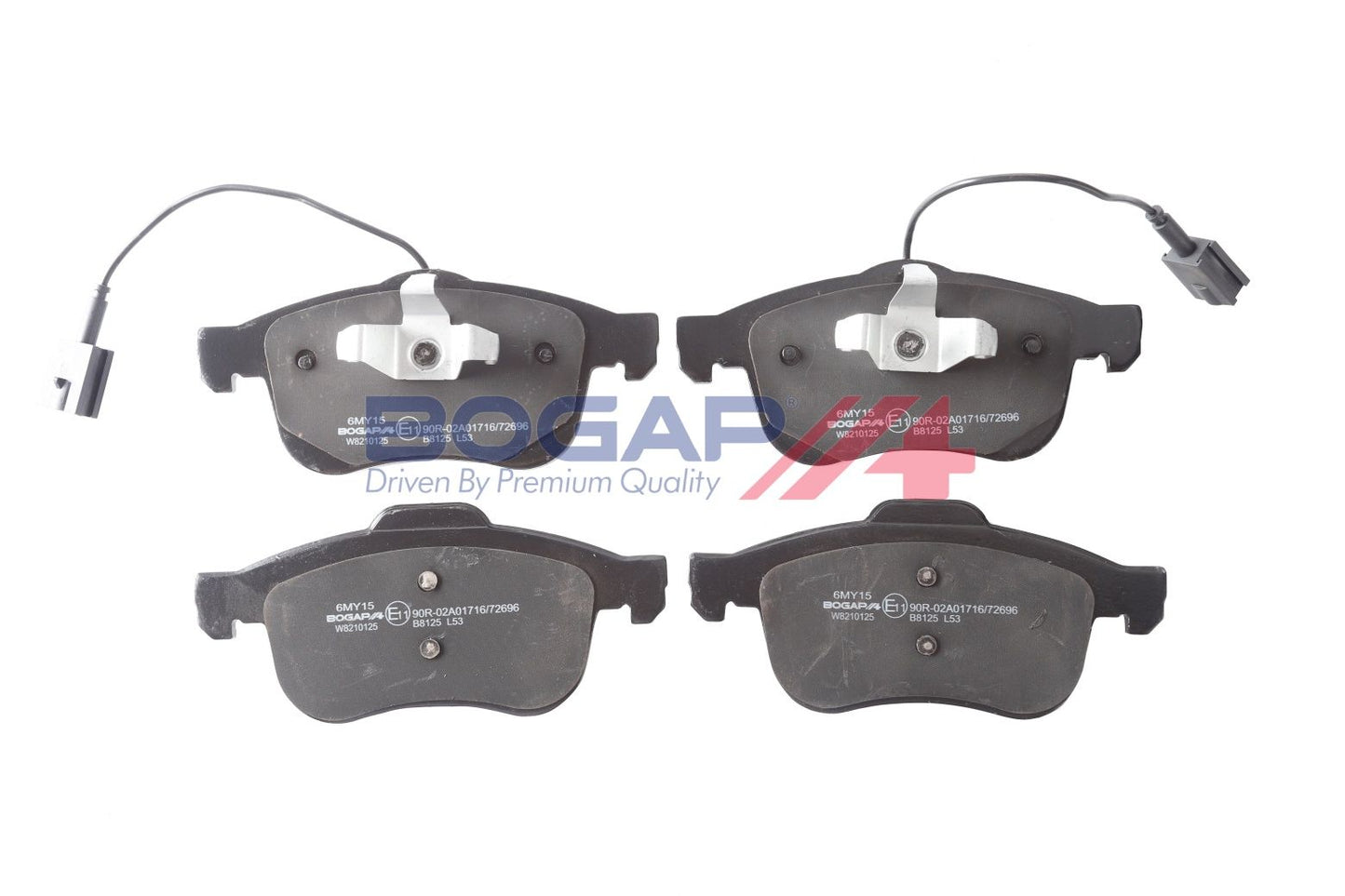 BOGAP W8210125 Brake Pad Set, Disc Brake
