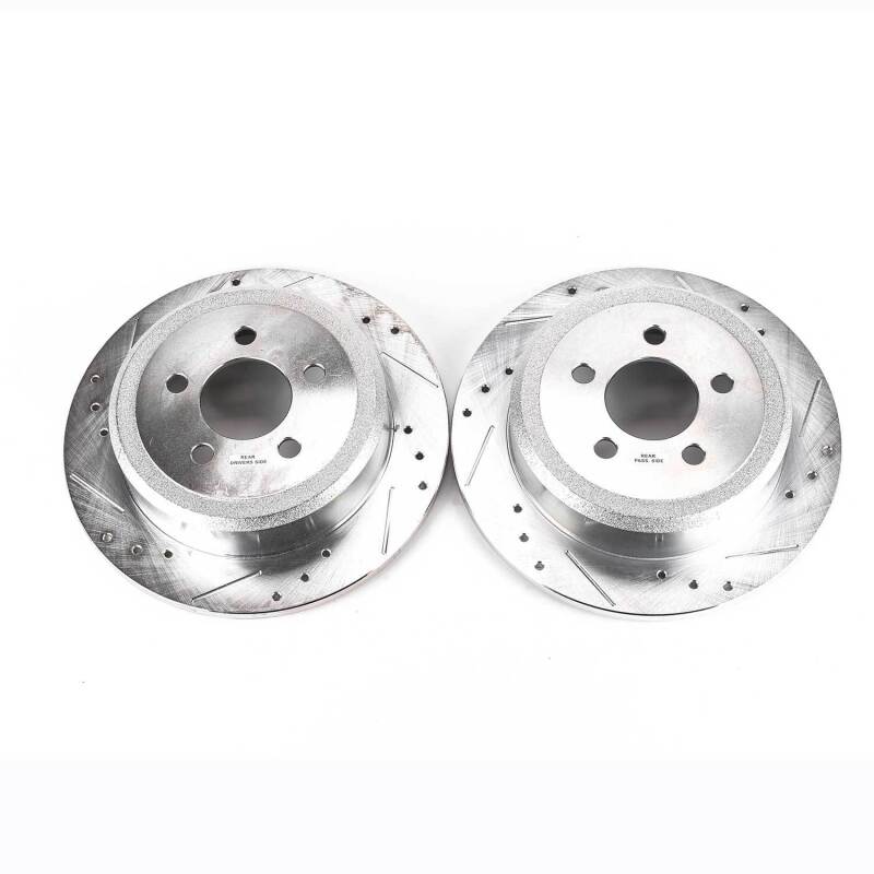 PowerStop Power Stop 07-11 Dodge Nitro Rear Evolution Drilled & Slotted Rotors - Pair
