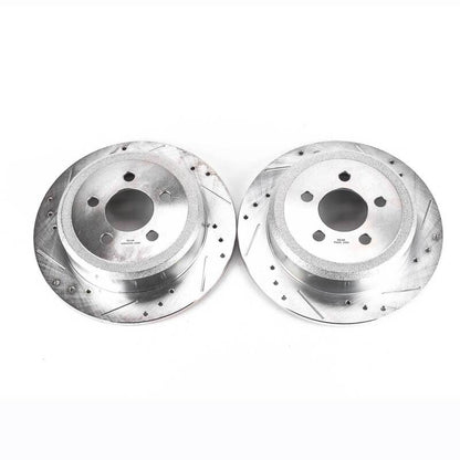 PowerStop Power Stop 07-11 Dodge Nitro Rear Evolution Drilled & Slotted Rotors - Pair