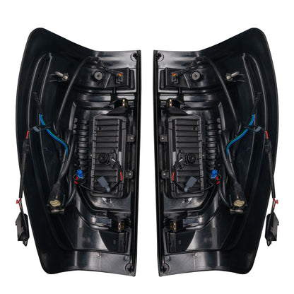 ORACLE Lighting Oracle 19-23 GMC Sierra Black Series Flush Style LED Tail Lights - Factory Halogen