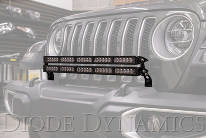 Diode Dynamics 18-21 Jeep JL Wrangler/Gladiator SS30 Bumper Bracket Kit - Amber Combo Dual