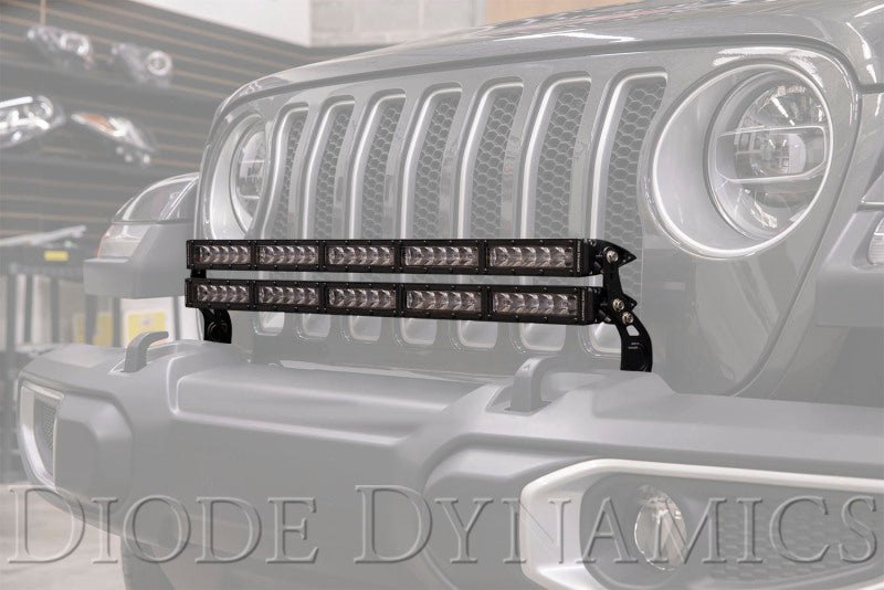 Diode Dynamics 18-21 Jeep JL Wrangler/Gladiator SS30 Bumper Bracket Kit