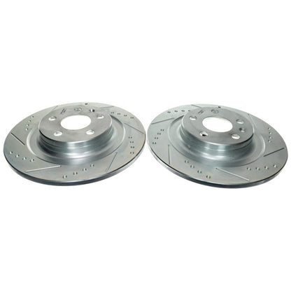 PowerStop Power Stop 18-21 Volvo XC60 Rear Drilled & Slotted Rotor (Pair)