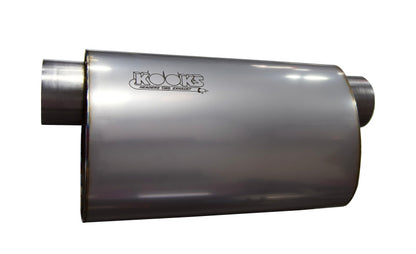 Kooks Headers Kooks 3in Oval Offset/Offset (Same Side) Muffler 14in Long Body Stainless Steel